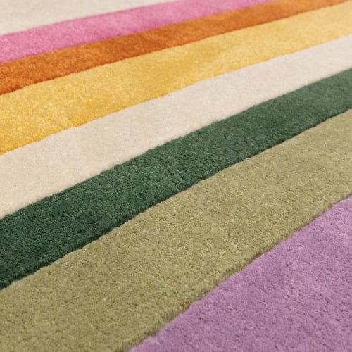 Pink Romy Retro Hand-Tufted Indoor/Outdoor Rug