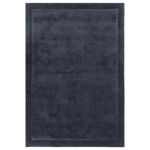 Navy Rise Hand-Tufted Wool & Viscose Rug