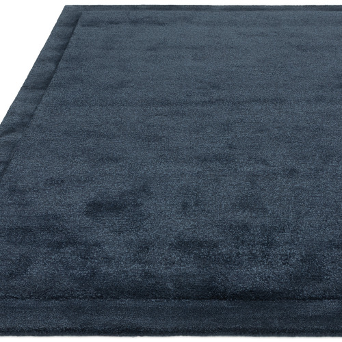 Navy Rise Hand-Tufted Wool & Viscose Rug