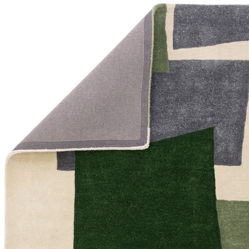 Green Romy Papercut Hand-Tufted Indoor/Outdoor Rug