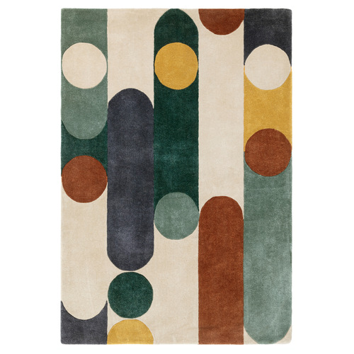 Multi Romy Morse Hand-Tufted Indoor/Outdoor Rug