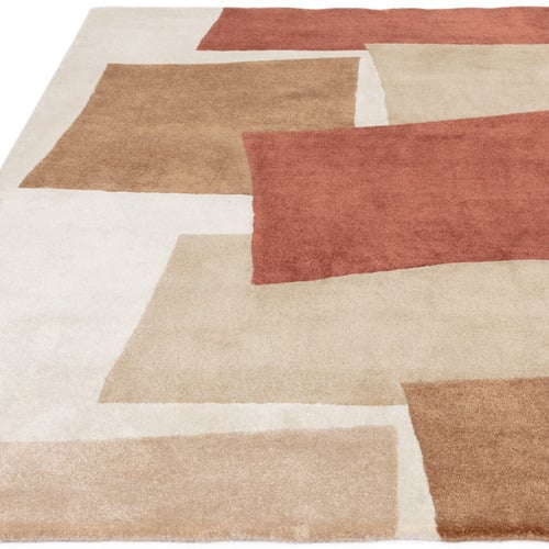 Red Romy Papercut Hand-Tufted Indoor/Outdoor Rug