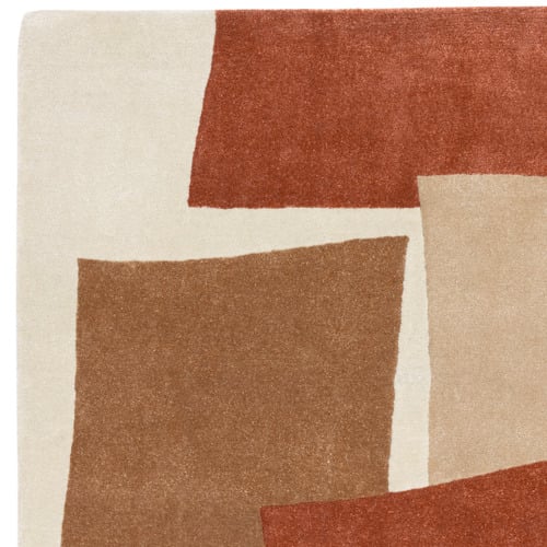 Red Romy Papercut Hand-Tufted Indoor/Outdoor Rug