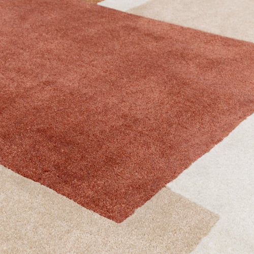 Red Romy Papercut Hand-Tufted Indoor/Outdoor Rug