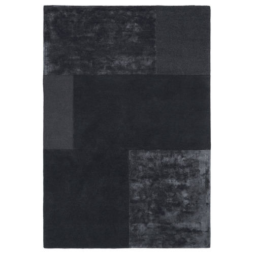 Charcoal Tate Hand-Tufted Wool & Viscose Rug