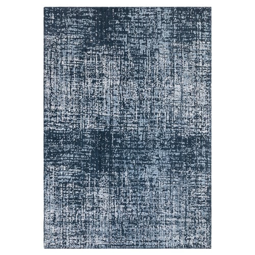 Petrol Blue Torino Hand-Tufted Wool & Viscose Rug