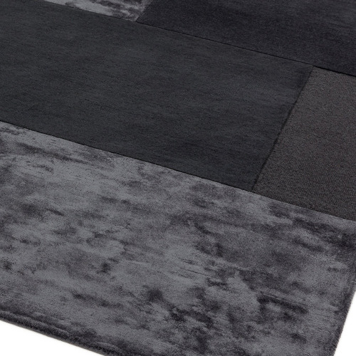Charcoal Tate Hand-Tufted Wool & Viscose Rug