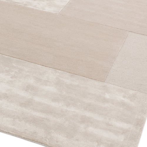 Ivory Tate Hand-Tufted Wool & Viscose Rug