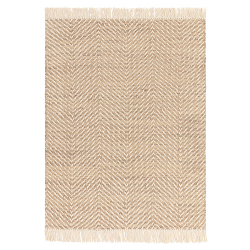 Sand Vigo Flat Weave Wool-Blend Rug