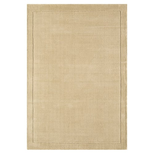 Beige York Hand-Woven Wool Rug
