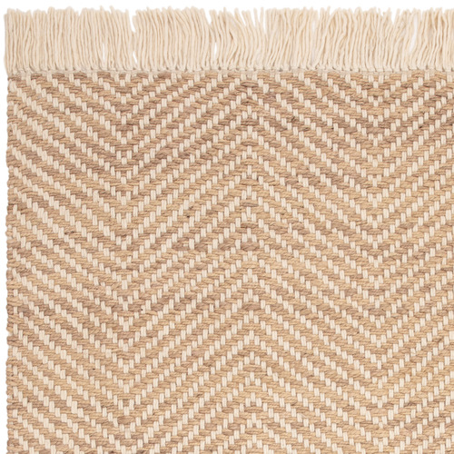 Sand Vigo Flat Weave Wool-Blend Rug