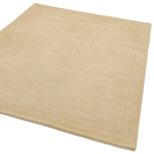 Beige York Hand-Woven Wool Rug