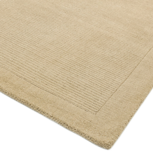 Beige York Hand-Woven Wool Rug