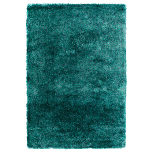 Dark Teal Whisper Table-Tufted Rug