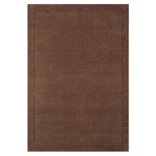 Chocolate York Hand-Woven Wool Rug