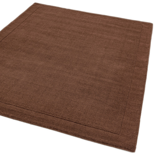 Chocolate York Hand-Woven Wool Rug