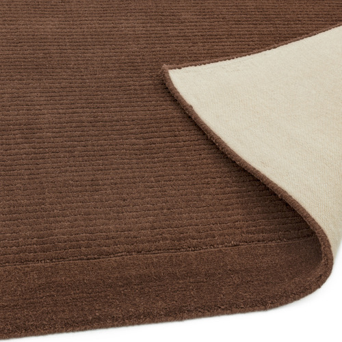 Chocolate York Hand-Woven Wool Rug