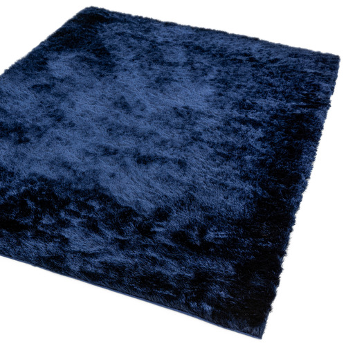Navy Whisper Table-Tufted Rug