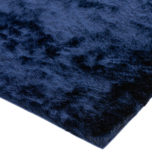 Navy Whisper Table-Tufted Rug