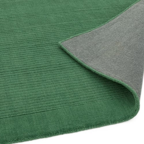 Forest Green York Hand-Woven Wool Rug
