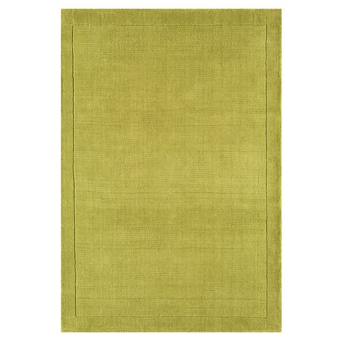 Green York Hand-Woven Wool Rug