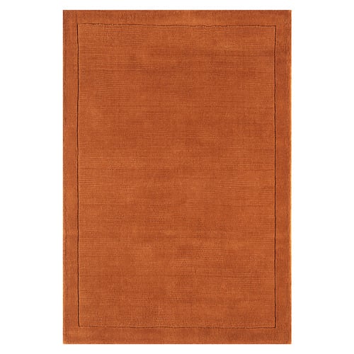 Terracotta York Hand-Woven Wool Rug