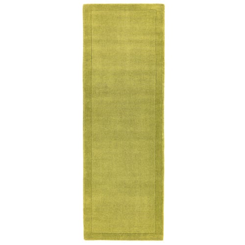 Green York Hand-Woven Wool Runner