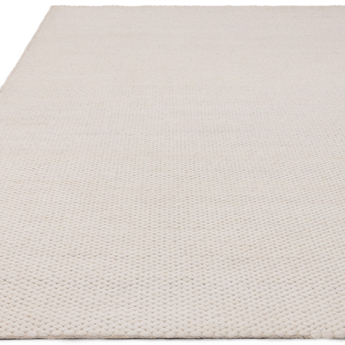 Ivory Zander Hand-Woven Wool-Blend Rug