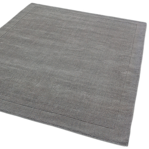 Grey York Hand-Woven Wool Rug