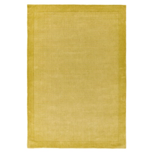 Yellow York Hand-Woven Wool Rug