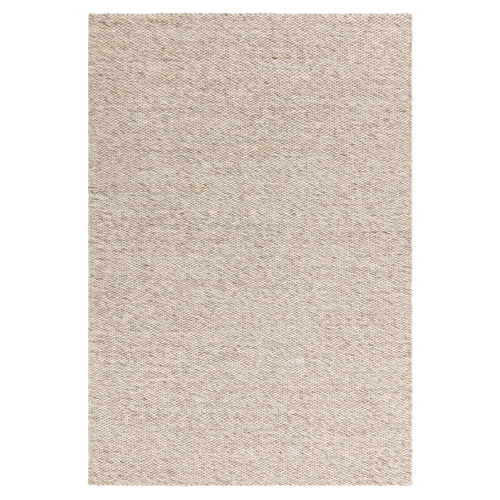 Oyster Zander Hand-Woven Wool-Blend Rug