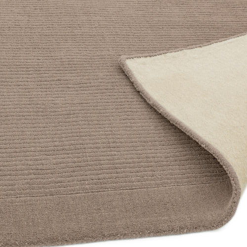 Taupe York Hand-Woven Wool Rug