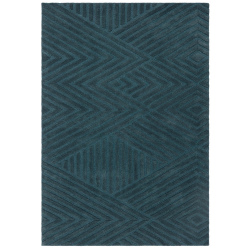 Teal-Hague-Chevron-Hand-Tufted-Wool-Rug