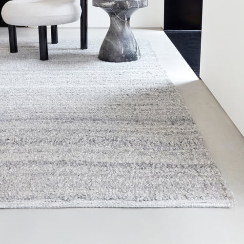 Steel Abbus Hand-Woven Boucle Rug