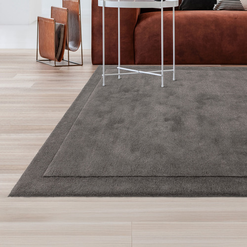 Charcoal Rise Hand-Tufted Wool & Viscose Rug