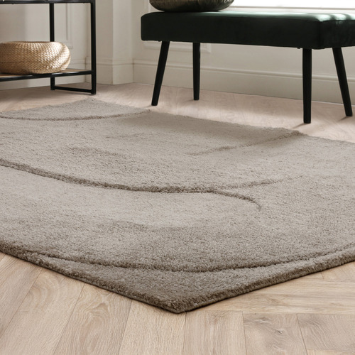 Moleskin Tova Geometric Rug