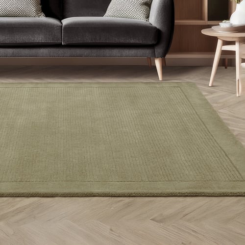 Sage York Hand-Woven Wool Rug