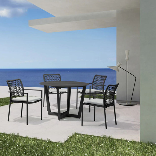 WarwillaLiving Verona Round Outdoor Dining Table | Temple & Webster