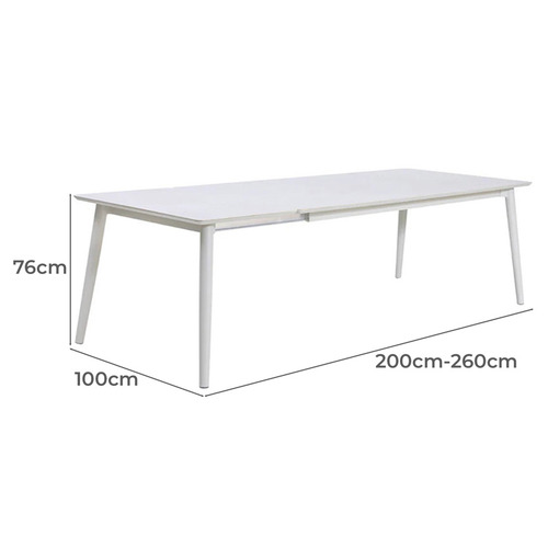 Tori Extendable Outdoor Dining Table
