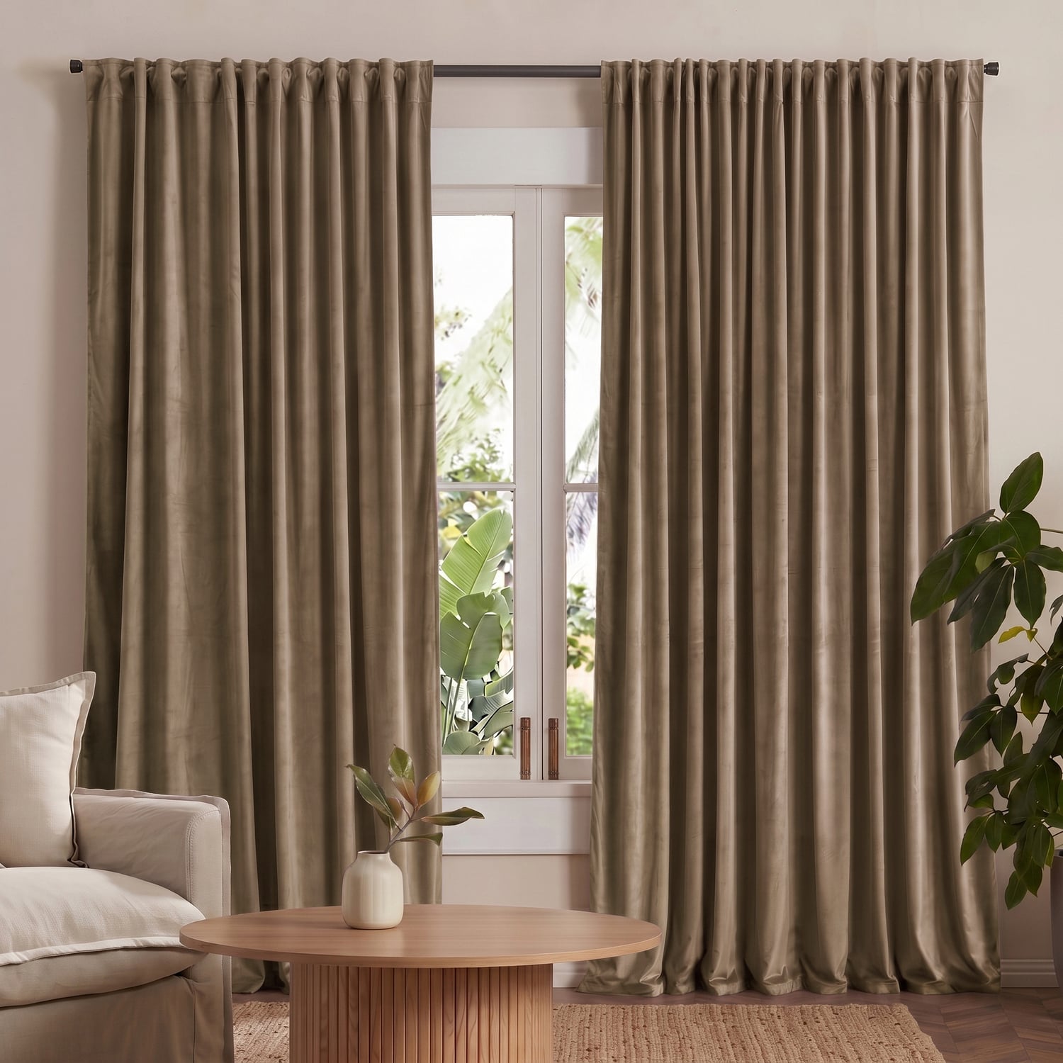 Eton Room Darkening Multi Header Single Panel Curtain