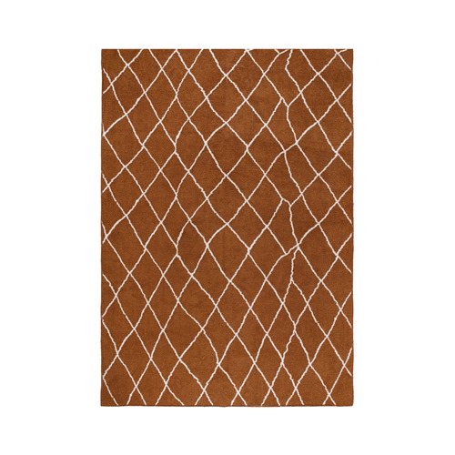Brown Joy Light Machine Washable Rug