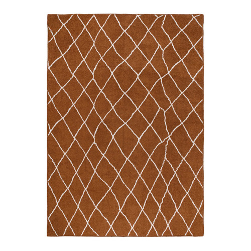 Brown Joy Light Machine Washable Rug