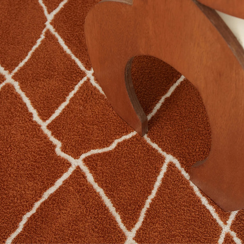 Brown Joy Light Machine Washable Rug
