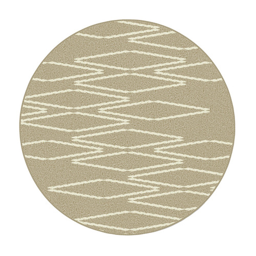 Bone Resonant Machine Washable Round Rug