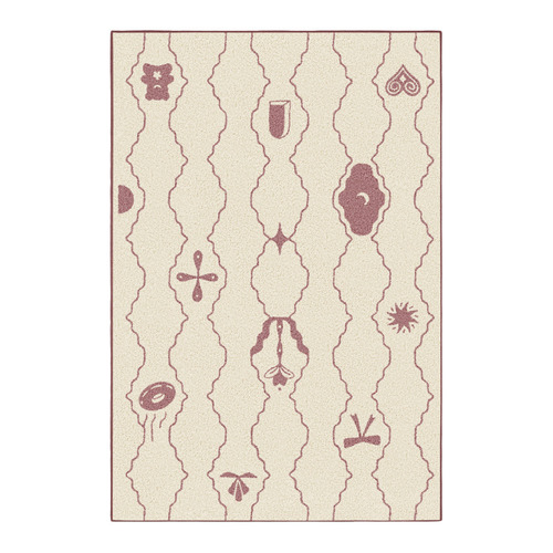 Bone Theatre Machine Washable Rug
