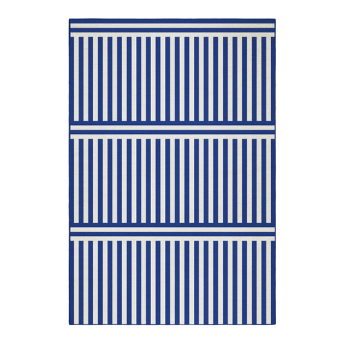 Royal Blue Plinth Machine Washable Rug