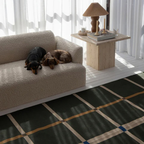Olive Lucid Machine Washable Rug