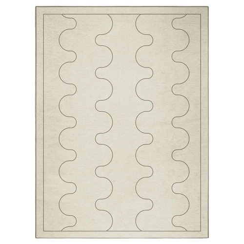 Bone Aligned Machine Washable Rug