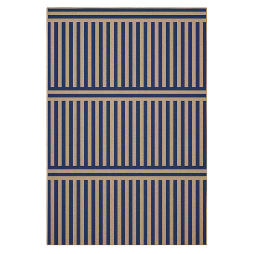 Royal Blue Plinth Machine Washable Rug