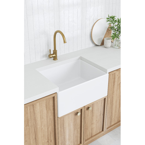 Blake 610mm Single Bowl Fireclay Butler Sink